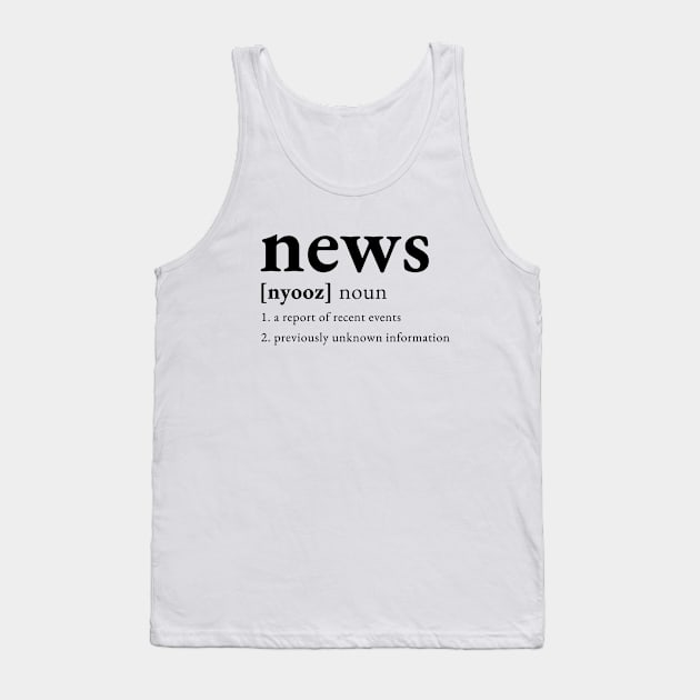 News Tank Top by caseofstyle